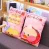 Plush pillow with 8 small ducklings ballsPillows