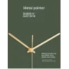 Fashionable glass wall clock - quartz - creative marble designClocks