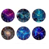 Fashionable glass wall clock - quartz - creative marble designClocks