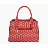Lederhandtasche - Umhängetasche - kleine Clutch - geometrisches Design - 3-teiliges Set