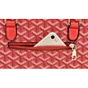 Lederhandtasche - Umhängetasche - kleine Clutch - geometrisches Design - 3-teiliges Set