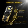 W5W - T10 - LED Canbus bulb - 10 piecesT10