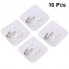 Strong transparent wall hooks - reusable - self adhesive - waterproof - 10 piecesKitchen