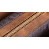 Modische Lederhandtasche - Umhängetasche - kleine Clutch - Hanf-Logo - 3-teiliges Set
