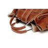 Elegant leather handbag - crossbody - small clutch bag - 3 pieces setSets