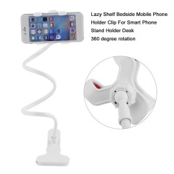 Flexible phone holder - adjustable - with clipHolders