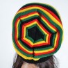 Knitted colorful beanie - reggae styleHats & Caps