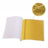 8 - 14 cm - Folienpapierbögen - Gold - Silber - Heim - Kunsthandwerk - Dekoration - 100 Stück