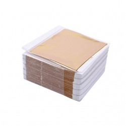8 - 14 cm - Folienpapierbögen - Gold - Silber - Heim - Kunsthandwerk - Dekoration - 100 Stück
