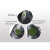 M618GX - 1600 DPI - ergonomic vertical wireless mouse - optical - 6 buttons - with silicone caseMouses