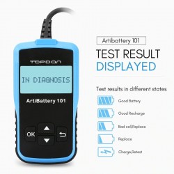 AB101 - 12V - 100 to 2000 CCA - car battery tester - diagnostic toolDiagnosis