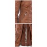 Winter leather jacket - removable inner lining with hood - waterproof - plus sizeJackets