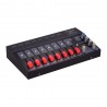 MX8 - tragbar - Stereo-Audio-Soundmixer - 8 Kanäle - rauscharm - mit Echoeffekt