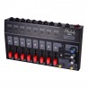 MX8 - tragbar - Stereo-Audio-Soundmixer - 8 Kanäle - rauscharm - mit Echoeffekt