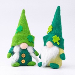St. Patrick's Day - Plüschzwerg - Spielzeug - 2 Stück