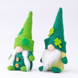 St. Patrick's Day - Plüschzwerg - Spielzeug - 2 Stück