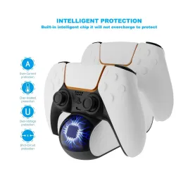 DualSense PS5 Wireless Controller - Dual-USB-Ladestation - LED-Anzeige