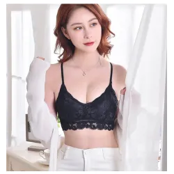 Sexy lace top - seamless bra with push-upLingerie
