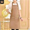 Kitchen / work apron - bib - with 2 pockets - waterproofKitchen