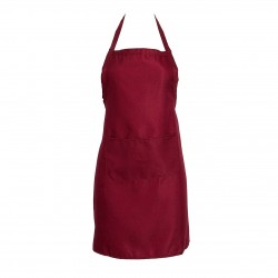 Küchen- / Arbeitsschürze - mit verstellbaren Trägern / Tasche - Restaurant / Koch