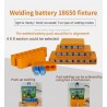 18650 battery fixture - single row - double sided spot welding - lithium battery pack holderBattery