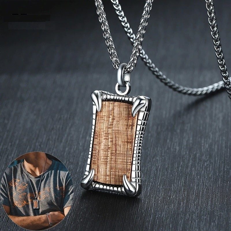 Rosewood pendant - necklace - keychain - braceletNecklaces
