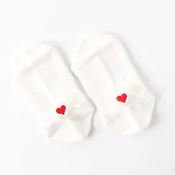 Short socks - ankle length - with a heart - unisexLingerie