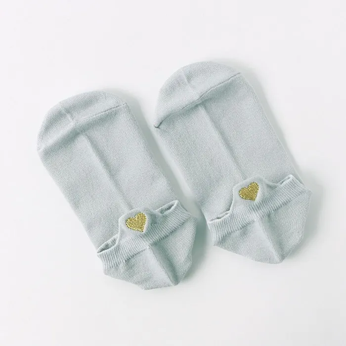 Kurze Socken - knöchellang - mit Herz - Unisex