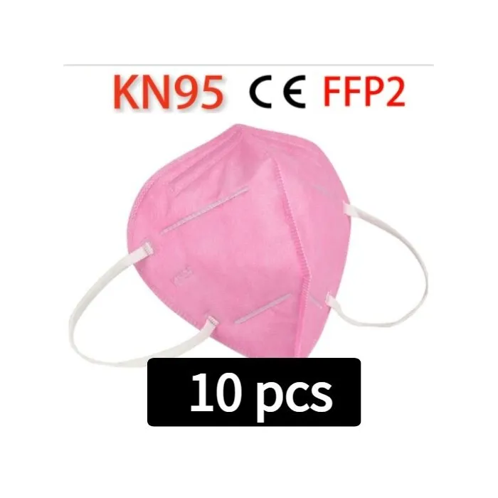 KN95 / FFP2 - protective mouth / face mask - five-layer - antibacterial - reusable - 10 - 100 piecesMouth masks