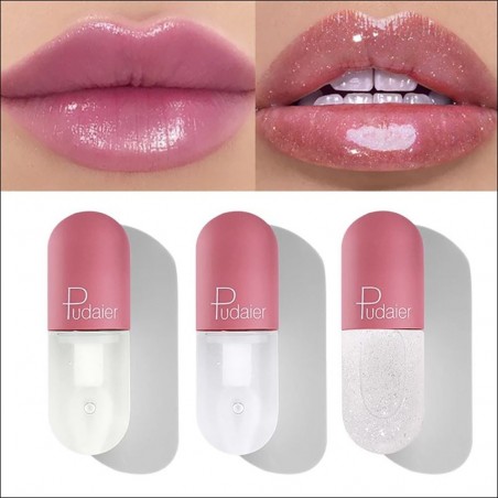 Mini capsule - lip gloss - color change under the influence of temperature - watery velvety textureLipsticks