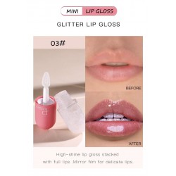 Mini Kapsel - Lipgloss - Farbwechsel unter dem Einfluss von Temperatur - wässrige samtige Textur