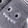 Kinder warme Plüschhandschuhe - ein Finger - mit Seil - Tiere Design