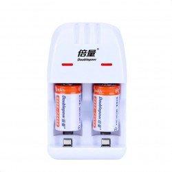 2 pieces Cr2 200mAh rechargeable battery - with Cr2/CR123A universal smart chargerBattery