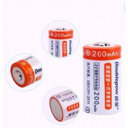 2 Stück Cr2 200mAh Akku - mit Cr2 / CR123A Universal Smart Charger