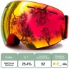 Ski goggles - anti-fog - UV protection - interchangeable lens - unisexEyewear