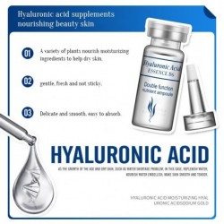 Essences B6 - hyaluronic acid - anti-wrinkle - moisturizing - face collagen ampules - 10 piecesSkin