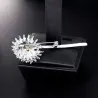 Grüne Löwenzahnblume - Brosche