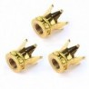 Car valve caps - gold crown - 4 piecesWheel parts