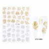 Nail art stickers - water transfer - glitter - stars - heartsNail stickers