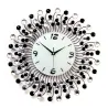 Moderne Eisenwanduhr - mit Kristalldekoration - 36cm / 50cm