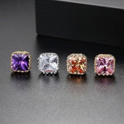 Small geometric crystal earringsEarrings