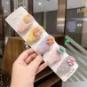Animals / flowers / fruits / rainbow - hair clip for kids - 5 piecesClothing
