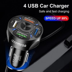 3/4/5 Anschlüsse USB-Autotelefonladegerät - Schnellladung QC3.0