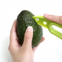 3 in 1 - Schäler / Schneidemaschine / Fruchtfleischabscheider / Messer - für Avocado / Obst / Gemüse