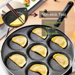 Pfanne mit 4/7 Löchern - Antihaft - für Eier - Pfannkuchen