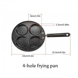 Frying pan with 4 / 7 holes - non-stick - for eggs - pancakesKitchen