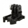 Quick release buckle - 360 degree rotate - vertical surface mount - for Xiaomi Yi / GoPro Hero 7/6/5/4/3 SJCAM SJ4000 cameraM...