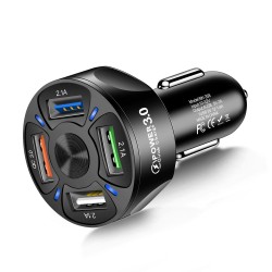 Car phone charger - quick charge 3.0 - 18W - with 2 - 3 - 4 USB portsInterior accessories