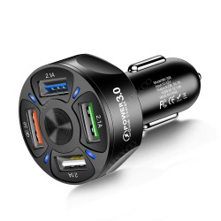 3/4/5 Anschlüsse USB-Autotelefonladegerät - Schnellladung QC3.0