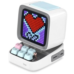 Retro Bluetooth speaker - pixel art - alarm clock - LED display - gaming board - DJ mixerBluetooth speakers
